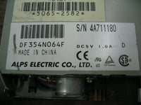 Alps Electric 3.5 Inch Floppy Disk Drive Model DF354N064F