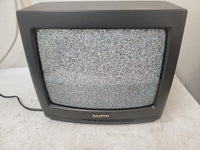 Retro Gaming Sanyo DS13530 13530-00 14" VHF/UHF TV Television Monitor 1995