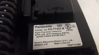 Panasonic KX-T7433-B Digital 3 Line Backlit LCD Display Office Phone Black