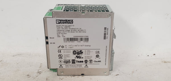 Phoenix Contact QUINT-PS/1AC/24DC/10 2866763 Power Supply