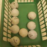Lot Of 9 Assorted Brand Practice Golf balls