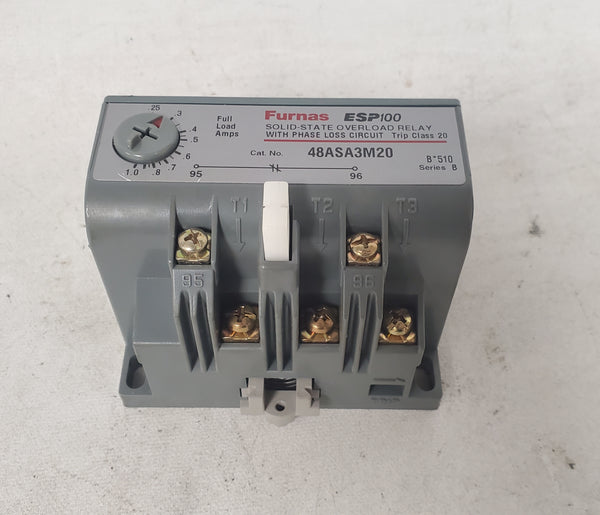 Furnas ESP100 48ASA3M20 Solid-State Overload Relay 600 VAC 50/60 Hz Series B