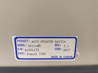 NEW AS1140D Auto Printer Switch for AC 110V