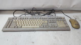Vintage Sun Microsystems Type 6 USB Clicky Keyboard Gray Crossbow Mouse w/o Ball