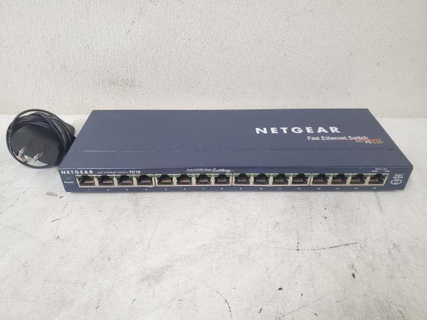 Netgear Fs116 Netgear FS116 16 Port Fast Ethernet 10/100Mbps Switch – ThatThingYouLove