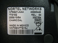 Nortel Networks T7316E Display Business Series Office Phone Charcoal NT8B27JAAA