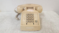 Vintage Cortelco 2500-20F-MBA-44H 08-86 Desktop Single Line Corded Phone Beige