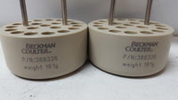Lot of 2 Beckman Coulter 368336 20 Well Centrifuge Bucket Adapter Inserts