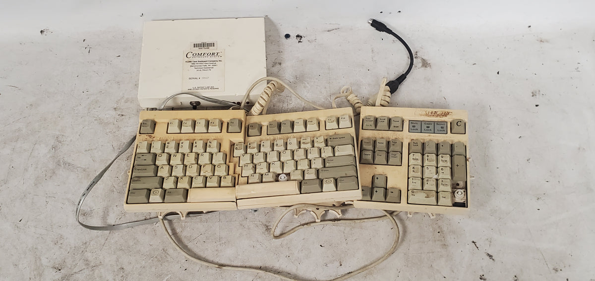 Vintage Comfort Keyboard Systems Ergomagic Mechanical AT/PS2 Keyboard ...
