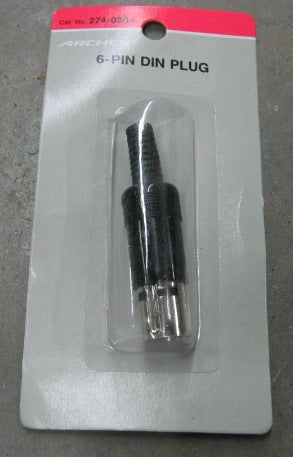 Archer 6-Pin DIN Plug Connector 274-020A
