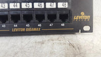 Leviton Telcom Gigamax 5G485-A48 Cat Patch Panel