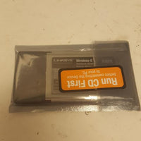 NEW Linksys WPC54G ver. 2 Notebook Adapter Card