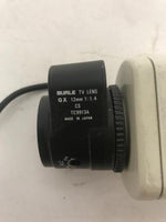 Burle TC352A CCD Monochrome Security Camera with Burle TC9913A Lens