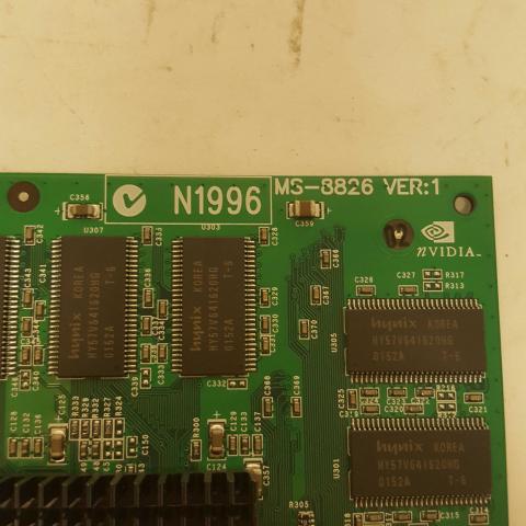 nVidia N1996 MS 8826 Ver 1 AGP Video Card ThatThingYouLove