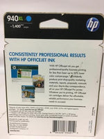 ORIGINAL HP 940XL cyan ink cartridge GENUINE C4907AN NEW Exp 7/13