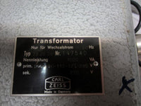 Carl Zeiss 39-25-28 Transformer Light Power Supply Lab Microscope Illuminator