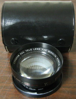 Vintage Cambron Aux Tele Lens for Minolta, Konica, SER VII 52mm