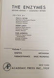 The Enzymes Second Edition Edited by Paul D Boyer Set Vol I-4 + 6-8 Missing 5