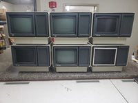 Lot of 8 Vintage Wang 5730 5740 Computer Terminal 11" Tilt Monitor + 7 Keyboard