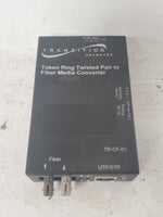 Transition Networks TR-CF-01 Token Ring Twisted Pair to Fiber Media Converter