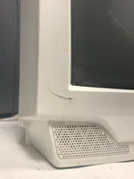 JVC Retro gaming 13" White CRT Monitor C13911 w/mono speaker