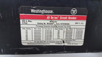 Westinghouse MA3800F Circuit Breaker 800 Amp 600 Volt 3 Pole 800A A