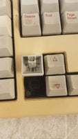Vintage Hewlett Packard HP C1405B ABA Mechanical Keyboard Red Lettering