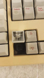 Vintage Hewlett Packard HP C1405B ABA Mechanical Keyboard Red Lettering