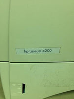 HP LaserJet 4200 Laser Printer Page Count: 93,480 Model Number: BOISB-0202-00