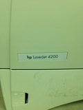 HP LaserJet 4200 Laser Printer Page Count: 93,480 Model Number: BOISB-0202-00