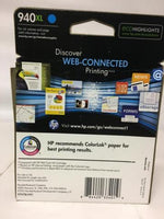 ORIGINAL HP OFFICEJET 940XL cyan ink cartridge GENUINE C4907AN NEW Exp 9/13