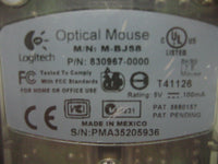 Logitech M-BJ58 Optical USB Mouse USB Interface