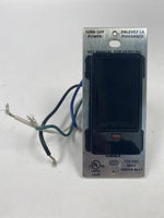 Crestron CLW-SLVD1RFB-S Black Faceplate 120 VAC 60Hz 1000VA Dimmer Switch