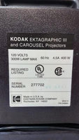 Kodak Ektagraphic III Carousel Slide Projector