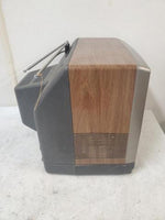 Retro Gaming Magnavox 14" CRT VHF/UHF Faux Wood Broadcast Antenna TV Television