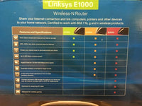 Cisco Linksys E1000 Wireless N Router