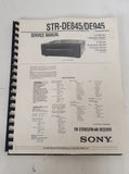 Sony STR-DE845 Home Theater FM Stereo/FM-AM Receiver with Manual