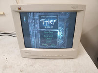 Retro Gaming ViewSonic G773 VCDT21380-1M 16" CRT VGA Computer Monitor Case Issue