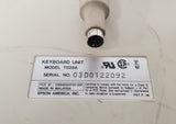 Vintage Epson T026A PS/2 Mechanical Computer Keyboard Missing Keycap