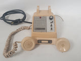 Vintage Motorola ITT T-1380AE Intercom Desk Handset Phone Beige