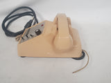 Vintage Motorola ITT T-1380AE Intercom Desk Handset Phone Beige