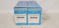 NEW Double Pack Premium Toner Cartridge CB436A for LaserJet P1505 M1522 36A