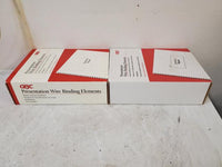 NEW Lot of 197 GBC Twin Loop 9775019 White 3/8"x32 3:1 Presentation Wire Binding