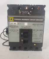 Square D FAP321001021 100 Amp 240 Volt Series 2 3 Pole Circuit Breaker