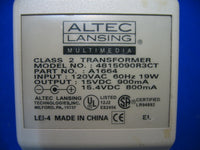 Altec Lansing 4815090R3CT 15.4V 800mA 19W AC Adapter Power Supply