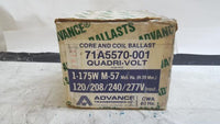 NEW Advance 71A5570-001 Quadri-Volt Core and Coil Ballast 1-175W M-57