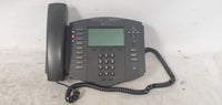Polycom SoundPoint IP 501 SIP Office Business Telephone Gray Handset w/ Stand