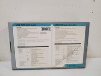 NEW Unbranded UK-2PF0-A KVM Switch w/ Data Link