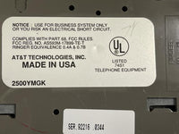 AT&T 2500MGK Single Line Push Button Phone No Recivers