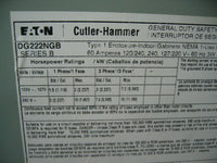 Cutler-Hammer DG222NGB 60 Amp General Duty Switch